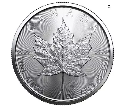 2023 $5 Silver Canadian Maple Leaf 1 Oz BU • $32