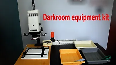 Darkroom Equipment Kit - Enlarger  Opemus  5 Timer Red Safelight Masking Fram • £400