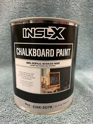 Insl X Chalkboard Paint By Benjamin Moore - Quart CHK-3078 • $11.99