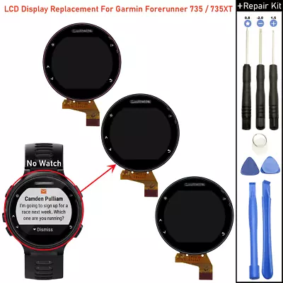 For Garmin Forerunner 735XT/735 ANT+ Watch LCD Screen Cracked Glass Replacement • $39.59