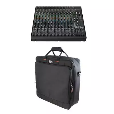 Mackie 16-Channel Compact 4-Bus Mixer 3 EQ Bands W/Gator Updated Padded Bag • $749.95