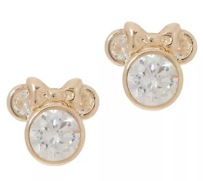 QVC Mickey's 90th Birthday Diamonique Minnie Studs 14K Gold • $88