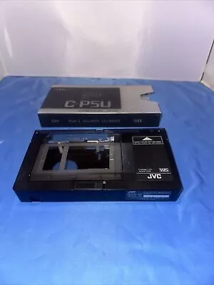 JVC C-P5U Motorized VHS-C To VHS Cassette Tape Adapter Play Compact VHS VCR • $39.99