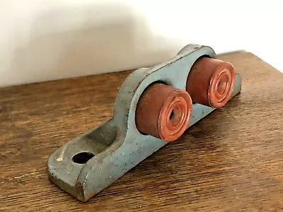 Vintage Heavy Metal Floor Bolted Door Stop Wall Protector Industrial Pre-owned • £12.50