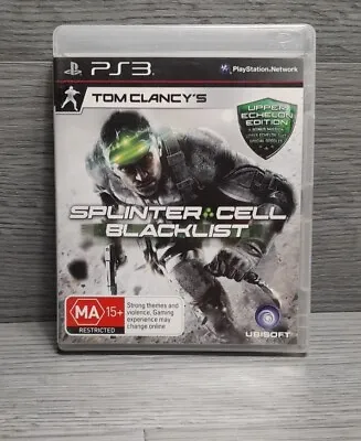 Playstation 3 - Tom Clancy's Splinter Cell Blacklist - PAL - W/Manual - Retro • $11.96