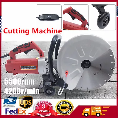 14  350mm Demolition Saw Concrete Cutter Electric Cut-off Saw Concrete Cut Saw  • $190