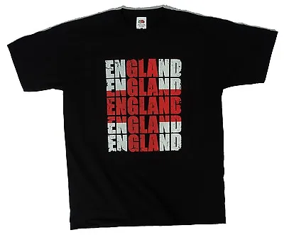 £4.90 • Buy England Flag St George Cross, St George's Day Mens Black T Shirt