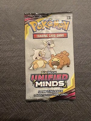 Pokemon S&M Unified Minds SAMPLE / FUN Booster Pack - 3 Cards / Pack - SEALED • $3.36