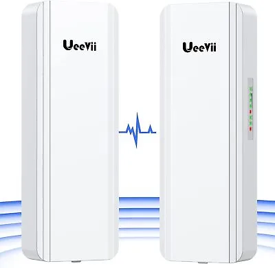 UeeVii Wireless Bridge Gigabit High Speed５𝐊𝐌 CPE850 5.8G Point To Point WiFi • $87.79