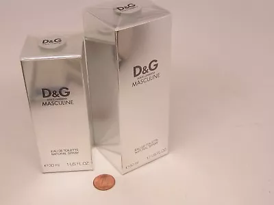 SEALED D&G DOLCE&GABBANA MASCULINE EAU De TOILETTE Spray FULL YOUR CHOICE • $198