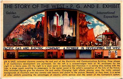 Story Of The West Pacific Gas And Electric Company San Francisco CA Postcard • $7.19