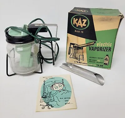 Vintage KAZ Electric Vaporizer Model #70 All Original • $9.99