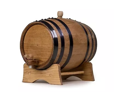 New Char Oak Aging Barrel Wooden Whiskey Barrel Bourbon Wine Barrel Home Brewer • $44.99