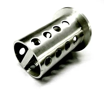 Perforated Casting Flask 2-1/2  X 5  Flask Vacuum Casting Stainless 1/8  Wall • $38.45