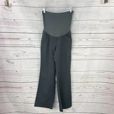 Motherhood Maternity Women's Gray Straight Leg Dress Trouser Pants Size Small • $9.99