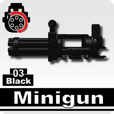 Minigun  Machine Gun Compatible With Toy Brick Minifigures Army • $4.61