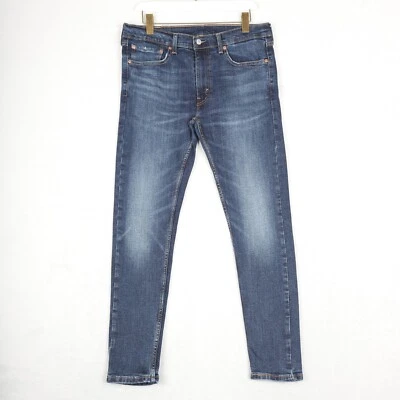 £27.95 • Buy LEVIS 519 HI-BALL Mens 34 Blue Extreme Skinny Jeans Stretch Denim Trousers W34