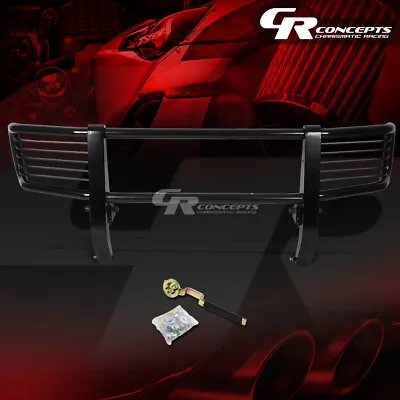 Black Mild Steel Front Bumper Grille/grill Guard Kit For 99-12 Mercedes G-class • $360.88