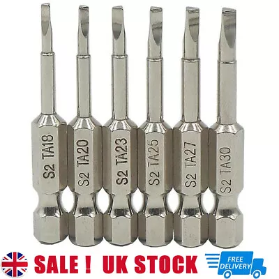 6x Triangle Head Security Screwdriver Tool Triangular For Electronics 1/4  50mm • £5.79