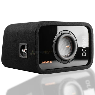 $319.95 • Buy Memphis Audio MJME6S1 Loaded 6.5  Subwoofer Enclosure Ported 700W RMS Mojo Mini