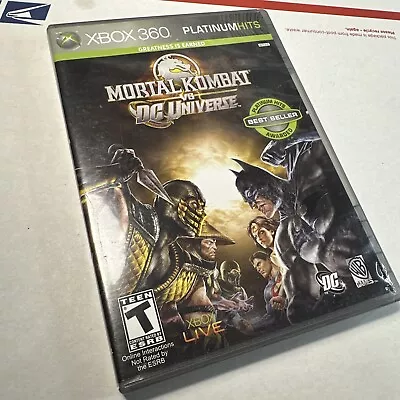 Mortal Kombat Vs. DC Universe - (Microsoft Xbox 360) Complete CIB • $0.99