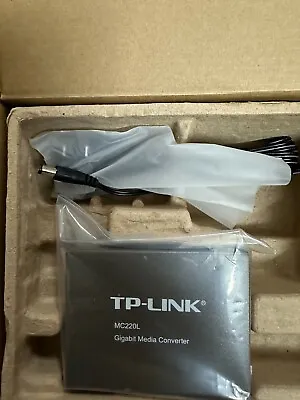 TP-Link MC220L Gigabit Ethernet SFP Media Converter Ver 2.23 • $29.99