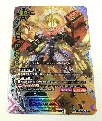 Future Card Buddyfight S-BT02A-SP/0033EN Secret Chaos Vanguard Geargod Ver. Zero • £8.79