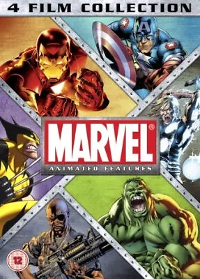 Marvel Animation - 4 Film Collection DVD Fast Free UK Postage • £2.49