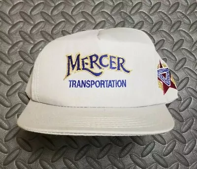Mercer Transportation Mesa AZ Trucker Baseball Hat Cap Snapback USA MADE • $17.50