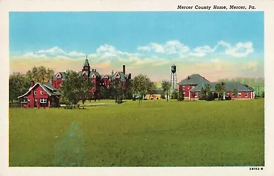 Mercer PA Pennsylvania Mercer County Home Vintage Postcard • $10.39