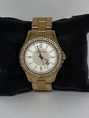 Michael Kors Glitz MK5403 Women's Stainless Steel Analog Dial Quartz Watch MP714 • $59.99