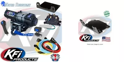 KFI 3000 LB Winch & Mount Kit Yamaha Bruin Grizzly Kodiak 350 400 450 2003-2014 • $323.95