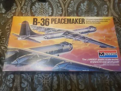  Monogram B-36 Peacemaker 1980 1/72 USAF Model OPEN BOX SUPER NICE NEW INSIDE • $149