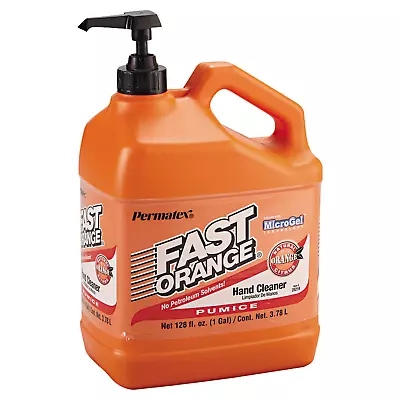 25219 Fast Orange Pumice Lotion Hand Cleaners Citrus Bottle With Pump 1 Gal  • $19.85