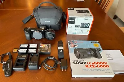 Sony A6000 - 24.3MP Mirrorless Camera With 16-50mm Zoom Lens (ILCE-6000) • $490