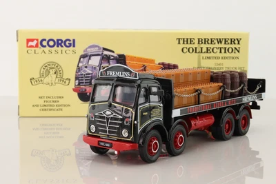 £24.99 • Buy Corgi 12401; Foden FG 8w Flatbed With Chains, Fremlins Brewery; Excellent Boxed