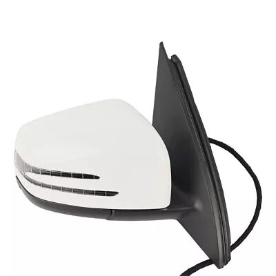 WHITE RIGHT PASSENGER SIDE MIRROR Fits MERCEDES ML350 GL350 WITH BLIND SPOT • $127.09