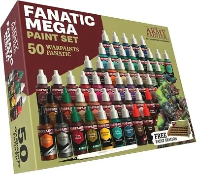 Army Painter WARPAINTS: FANATIC MEGA PAINT SET • $146.32