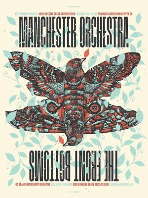 Manchester Orchestra December 2018 Limited Edition Gig Poster • $34.99