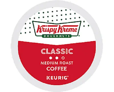 Krispy Kreme Doughnuts Classic Smooth Coffee 18 To 144 Keurig Kcup Pick Quantity • $74.99