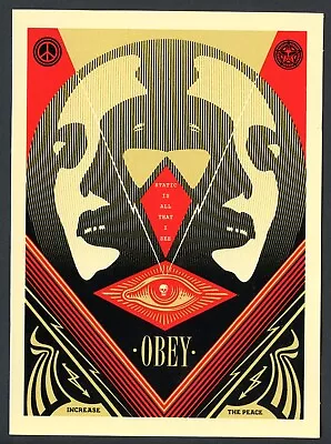 Increase The Peace Shepard Fairey Obey Giant Sticker Slap 4.75x6.5  Inches Art • $97.69