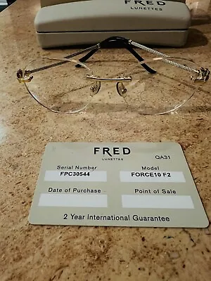 Fred Lunettes Rimless • $599