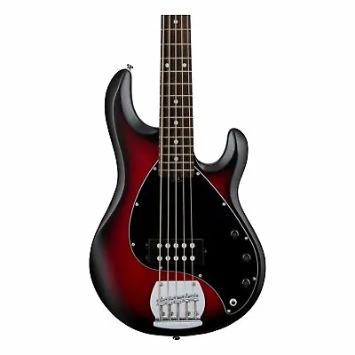 Sterling By Music Man Ray5 Stingray 5 String Bass Ruby Red Burst Satin • $399.99