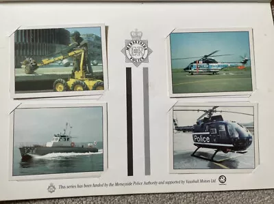 Collectible Album And Cards. Police Vehicles Of The World. Merseyside Police • £20