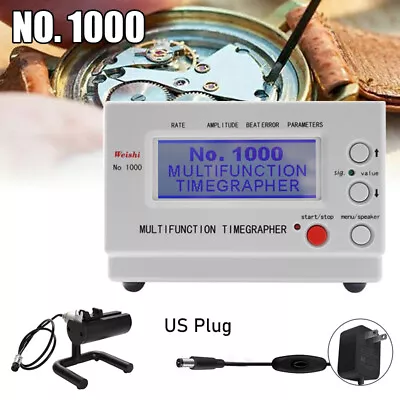 WeiShi No.1000 Timegrapher Mechanical Professional Watch Timing Tester O8L3 • $139.94