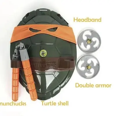 Teenage Mutant Ninja Turtles TMNT Michelangelo Orange Costume Kids Size New • $84