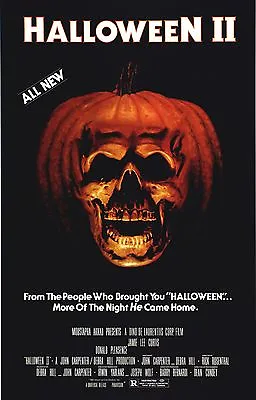 HALLOWEEN II 2 Movie Poster Horror Michael Myers Slasher • $11.98