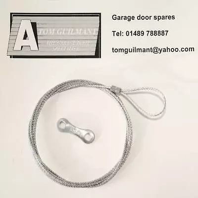 Garage Door Spares Door Lock Latch Cable Wire 1.5m • £4.85