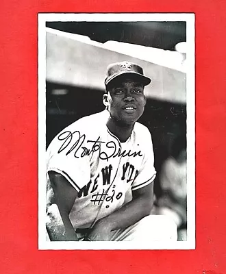 MONTE IRVIN  NY GIANTS AUTOGRAPHED GEO.BRACE 4X6 GLOSSY PHOTO-HOF- (d.2016) • $5.99