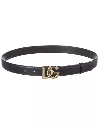 Dolce & Gabbana Dg Logo Leather Belt Women's • £285.04